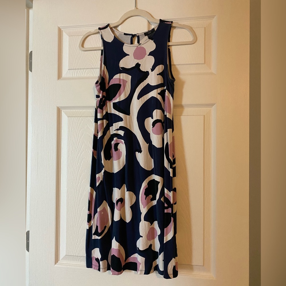 Ann Taylor Factory Floral Tank Dress Size XSP